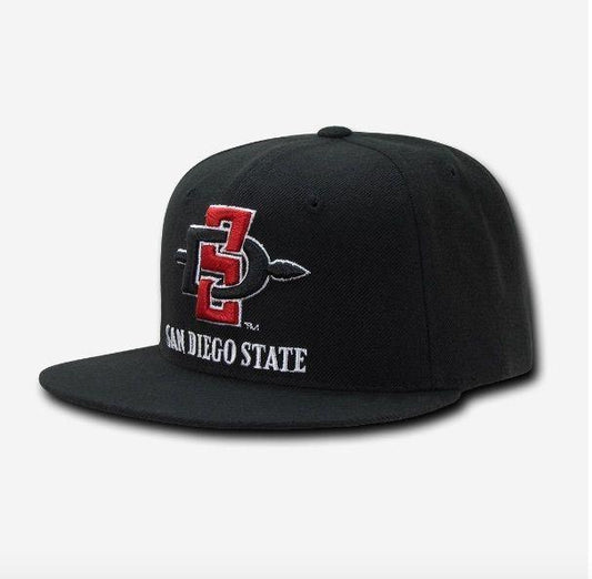 NCAA San Deigo State University 6 Panels Freshmen Snapback Baseball Caps Hats-Campus-Wardrobe