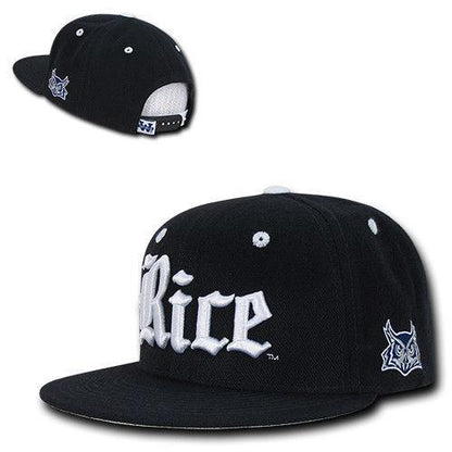 NCAA San Jose State University Sjsu Flat Bill Accent Snapback Baseball Caps Hats-Campus-Wardrobe