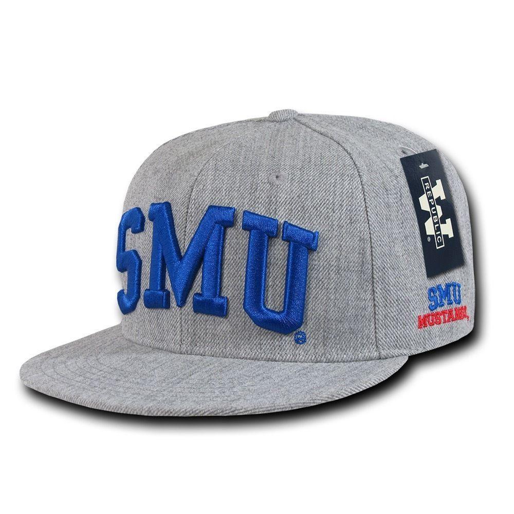 NCAA Smu Southern Methodist University Mustangs Game Day Snapback Caps Hats-Campus-Wardrobe
