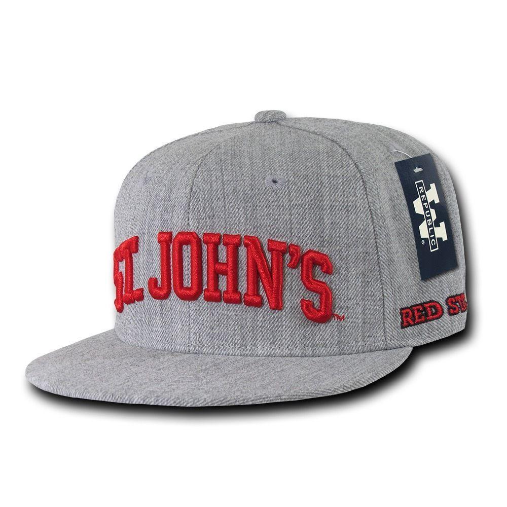 NCAA St John'S University Red Storms 6 Panel Game Day Snapback Caps Hats-Campus-Wardrobe