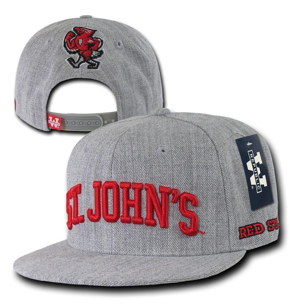 NCAA St John'S University Red Storms 6 Panel Game Day Snapback Caps Hats-Campus-Wardrobe