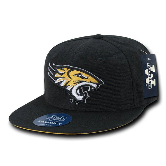 NCAA Towson University Tigers Freshman Fitted Constructed Caps Hats Black-Campus-Wardrobe
