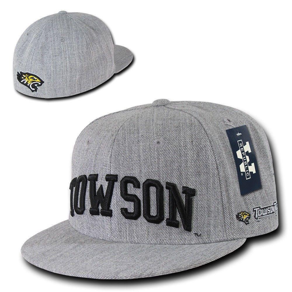 NCAA Towson University Tigers Game Day Fitted Caps Hats-Campus-Wardrobe