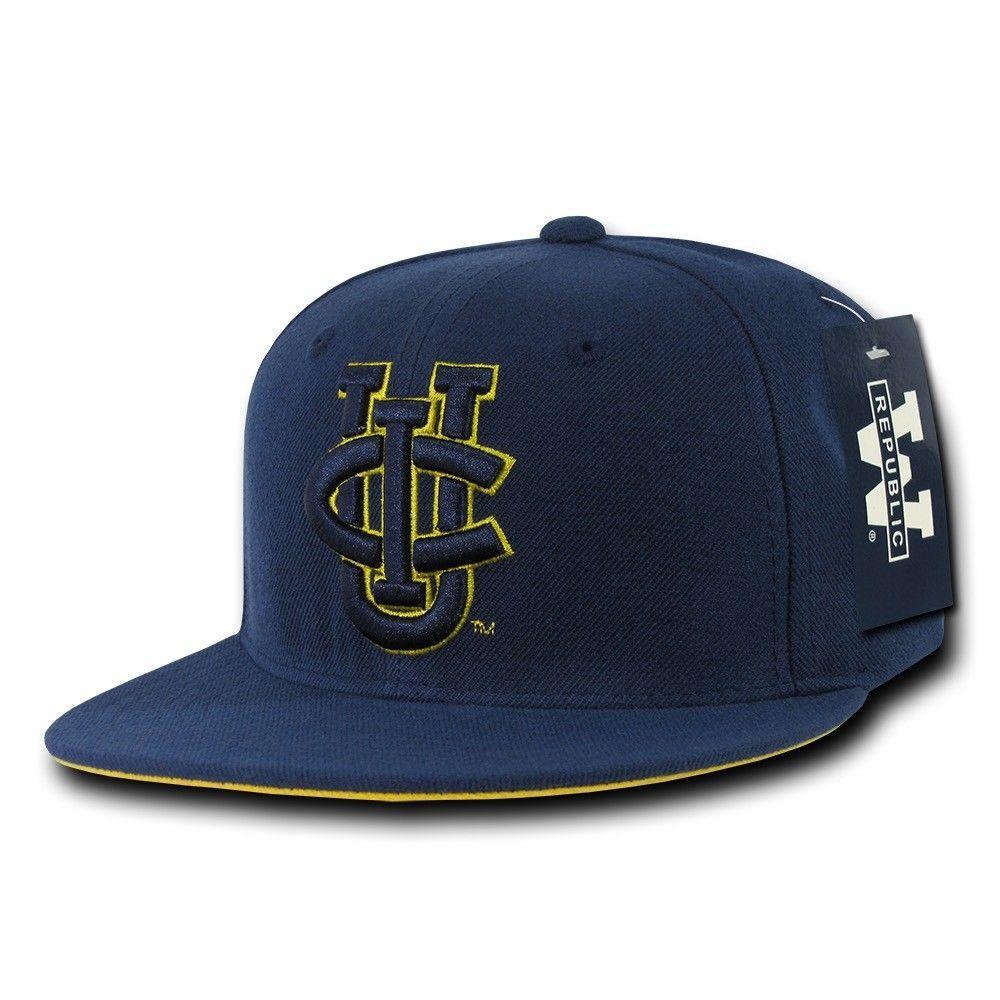 NCAA Uci Anteaters University Of California Irvine College Fitted Caps Hats Navy-Campus-Wardrobe