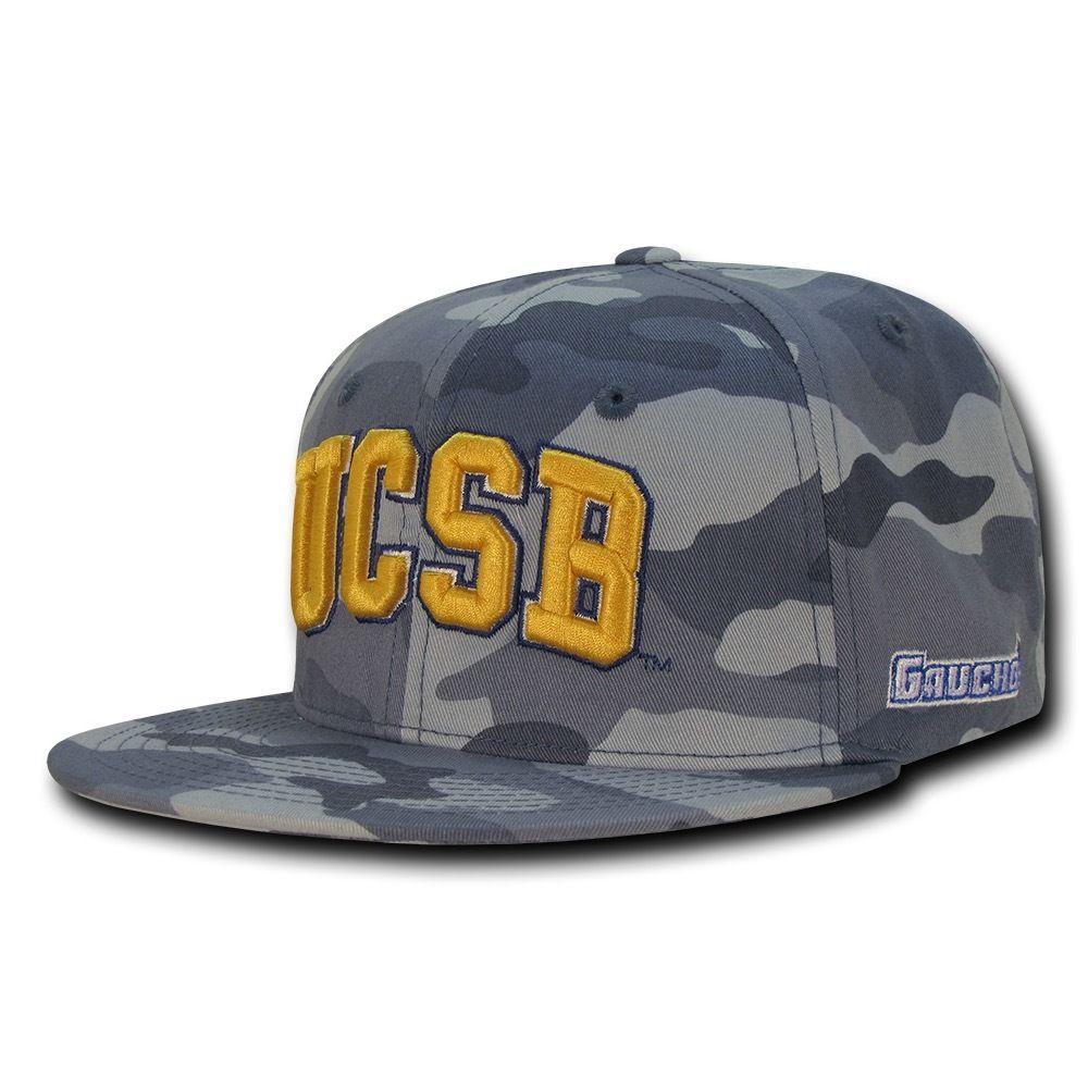 NCAA UCSB Uc Santa Barbara Gauchos Camo Camouflage Snapback Baseball Caps Hats-Campus-Wardrobe