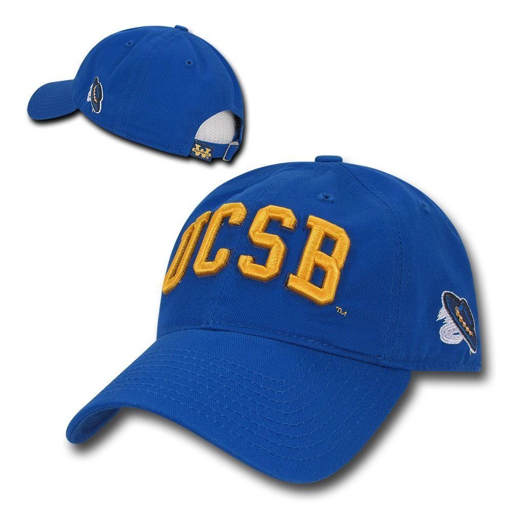 NCAA UCSB Uc Santa Barbara Gauchos Low Crown Relaxed Cotton Baseball Caps Hats-Campus-Wardrobe