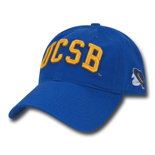NCAA UCSB Uc Santa Barbara Gauchos Low Crown Relaxed Cotton Baseball Caps Hats-Campus-Wardrobe