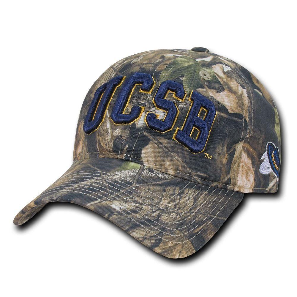 NCAA UCSB Uc Santa Barbara Gauchos Relaxed Hybricam Camouflage Camo Caps Hats-Campus-Wardrobe