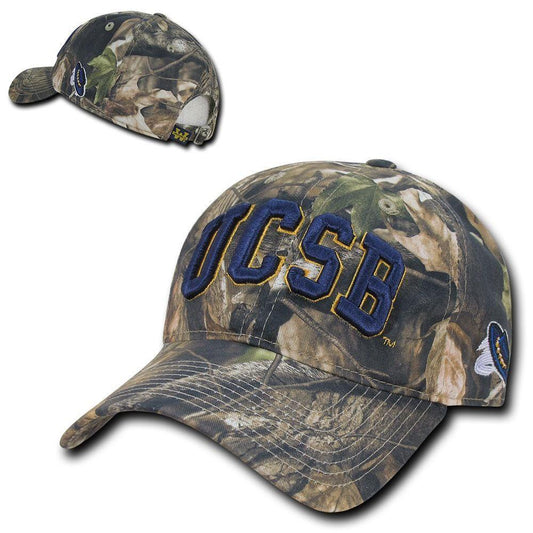 NCAA UCSB Uc Santa Barbara Gauchos Relaxed Hybricam Camouflage Camo Caps Hats-Campus-Wardrobe