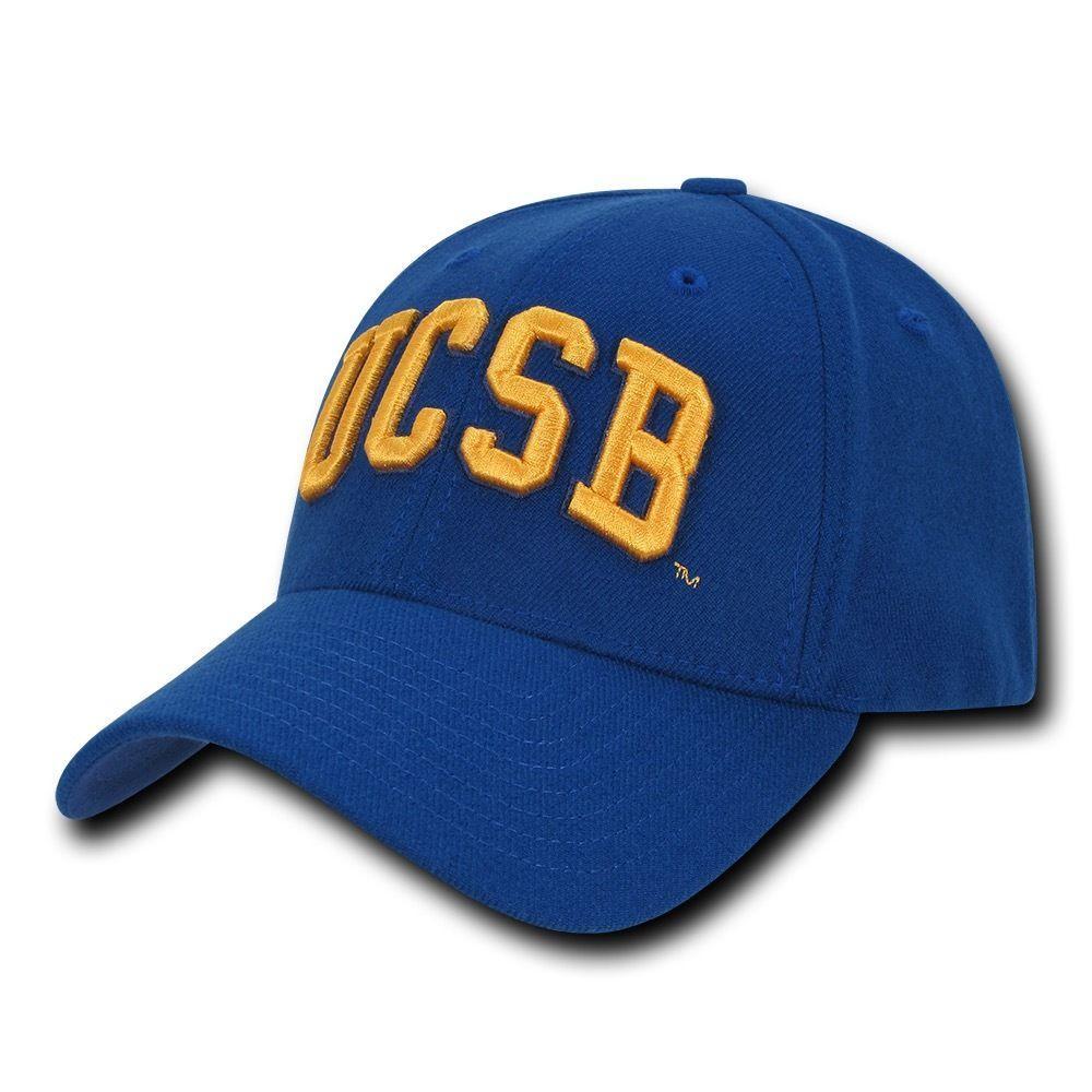 NCAA UCSB University Of Cal Santa Barbara Low Constructed Flex Acrylic Caps Hat-Campus-Wardrobe