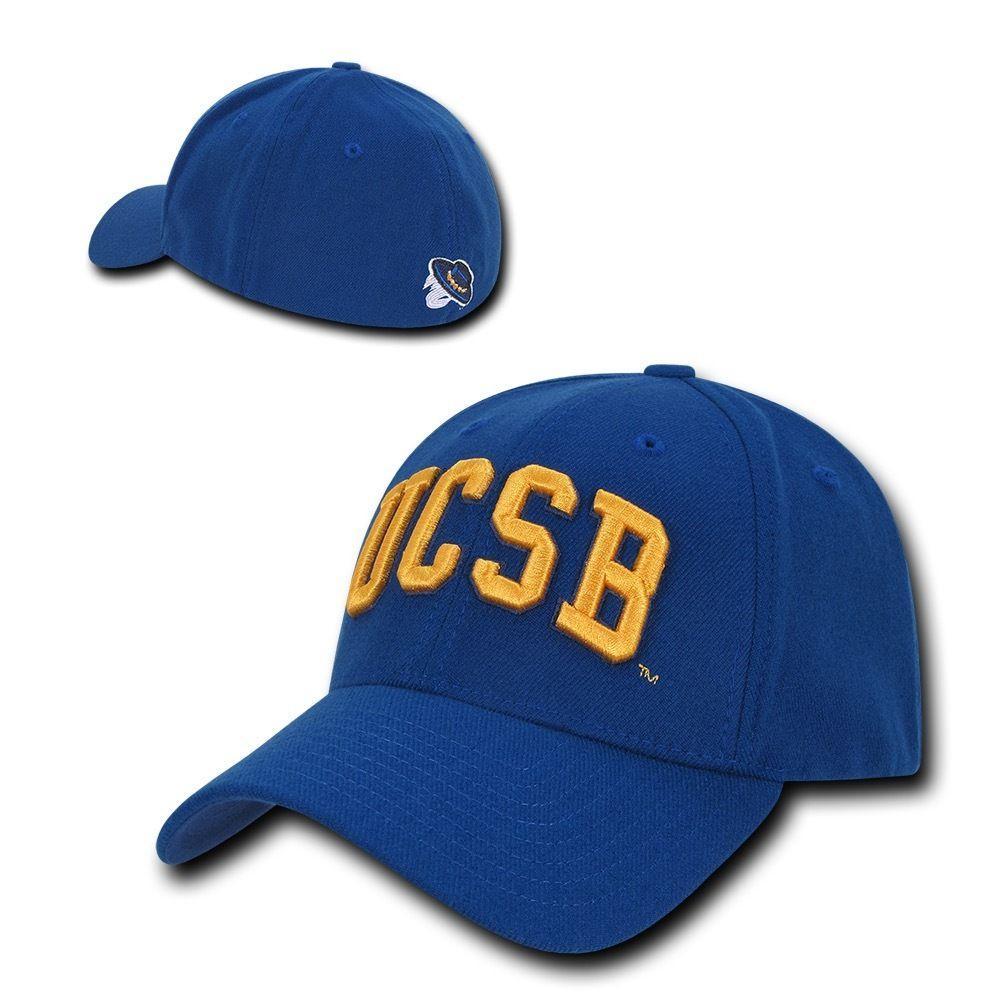 NCAA UCSB University Of Cal Santa Barbara Low Constructed Flex Acrylic Caps Hat-Campus-Wardrobe