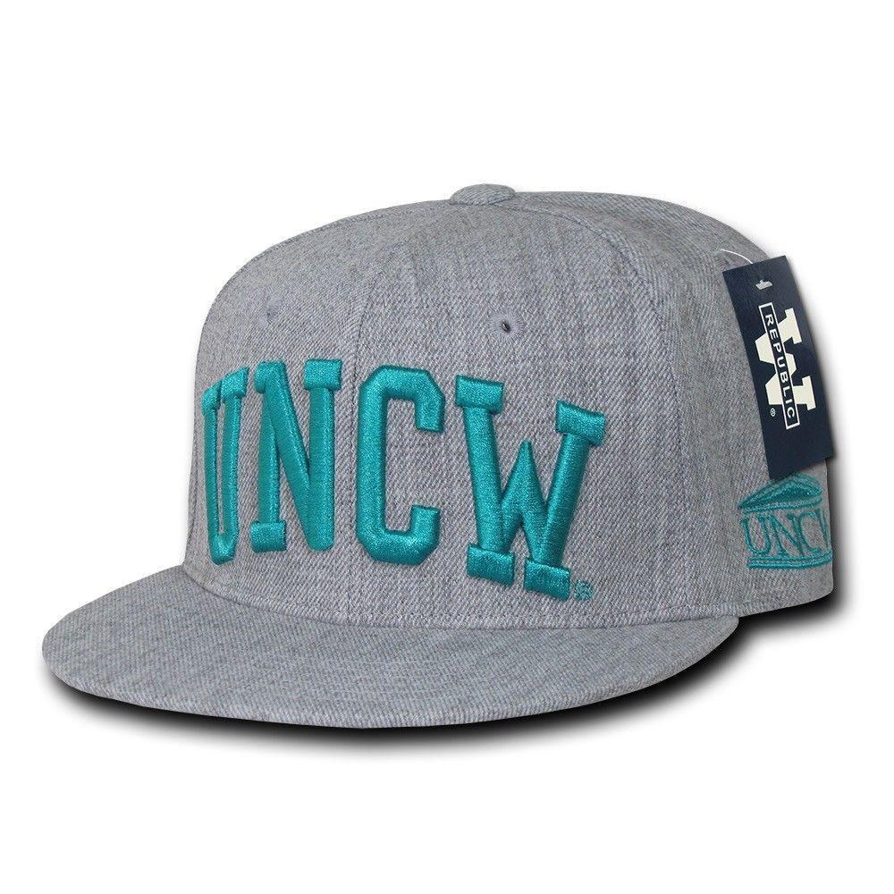 NCAA Uncw University Of North Carolina At Wilmington Seahawks Fitted Caps Hats-Campus-Wardrobe