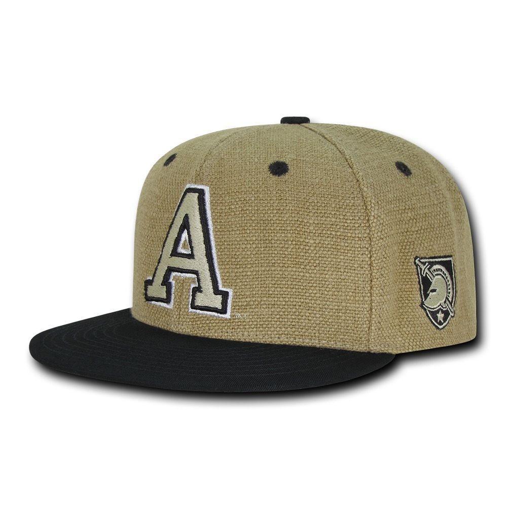 NCAA United States Military Academy Constructed Heavy Jute Snapback Caps Hats-Campus-Wardrobe