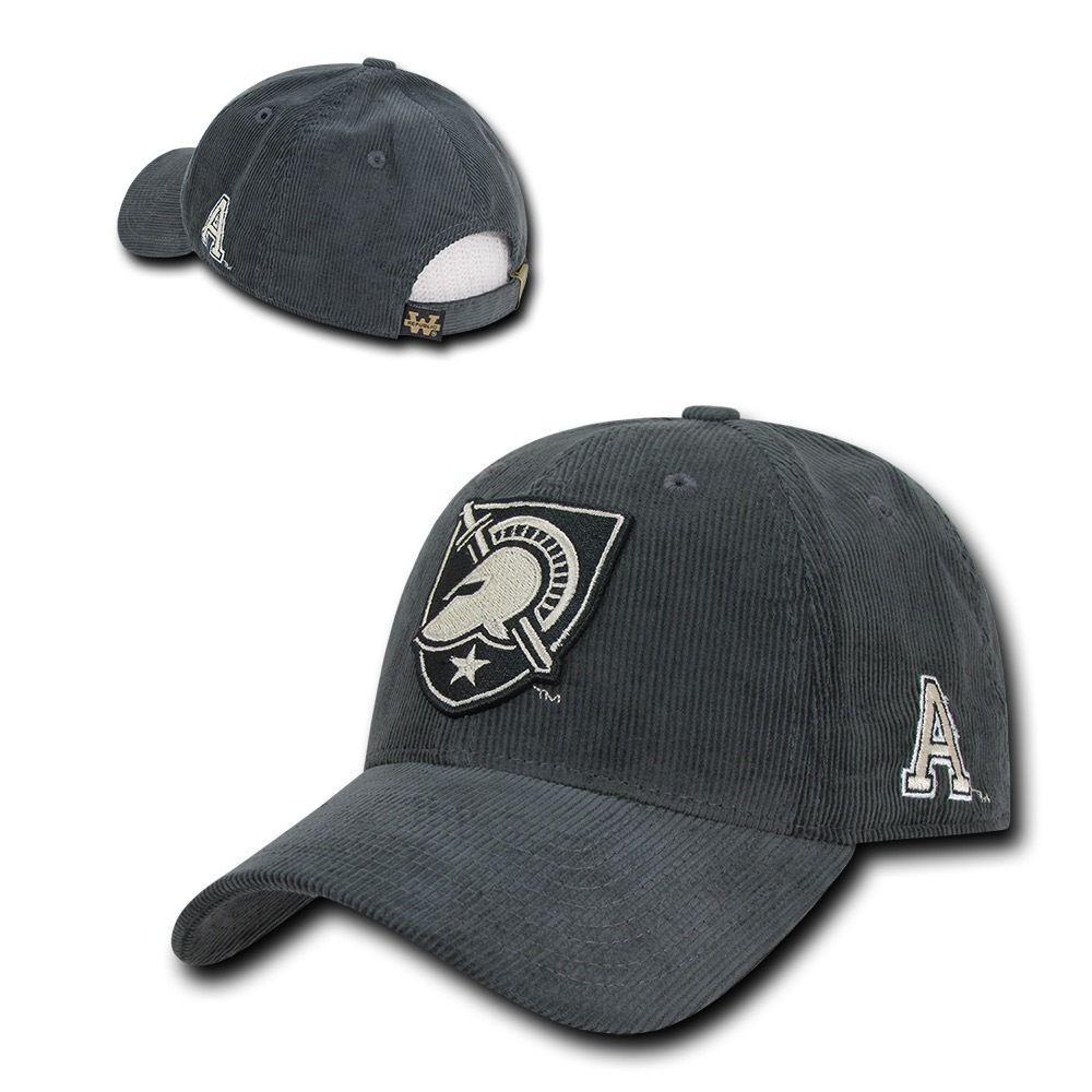NCAA United States Military Academy Structured Corduroy Baseball Caps Hats-Campus-Wardrobe