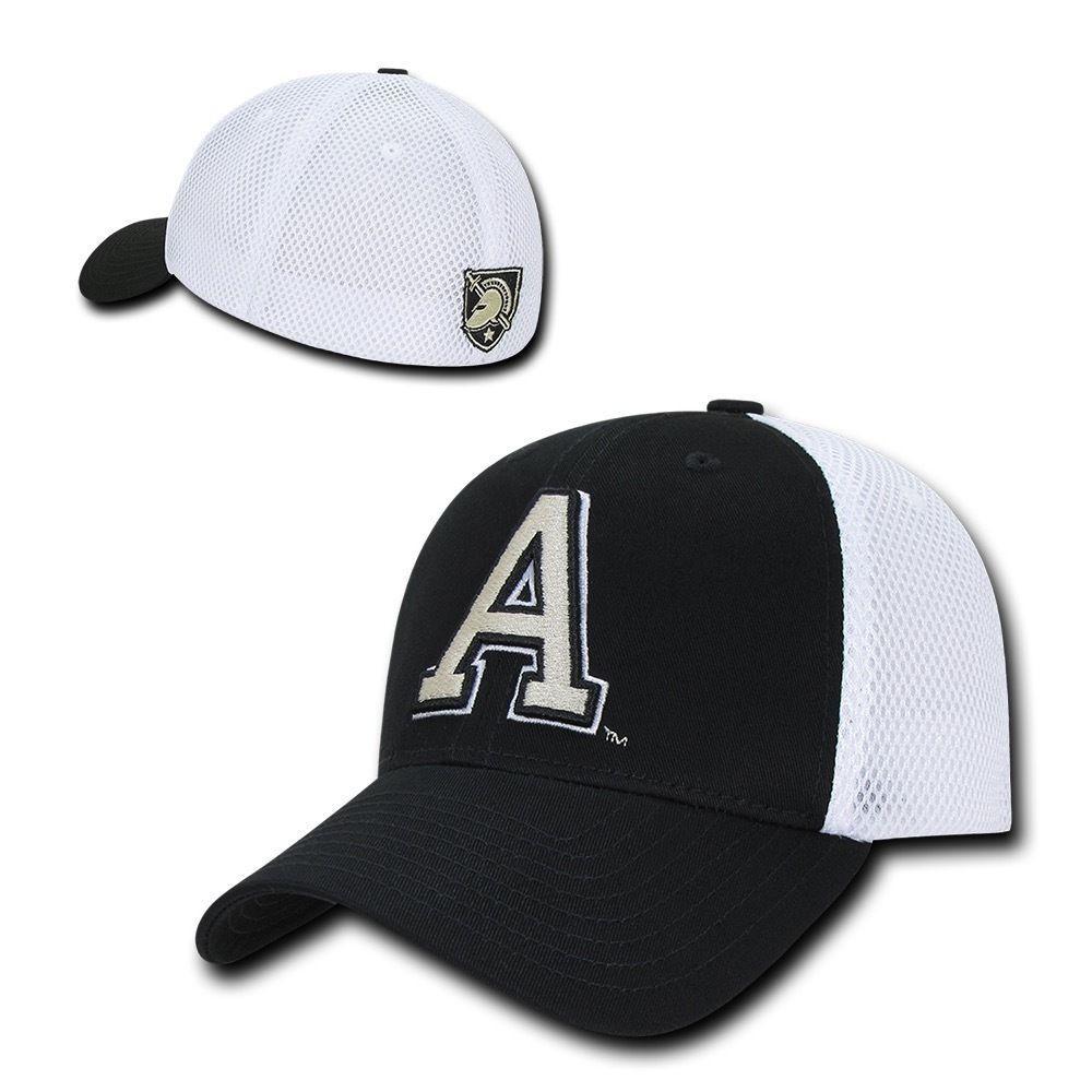 NCAA United States Military Academy Structured Mesh Flex Baseball Caps Hats-Campus-Wardrobe