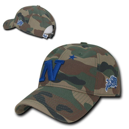 NCAA United States Naval Academy Relaxed Camo Camouflage Baseball Caps Hats-Campus-Wardrobe