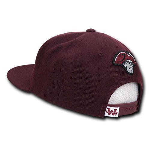 NCAA University Of Massachusetts 6 Panel Freshmen Snapback Caps Hats Maroon-Campus-Wardrobe