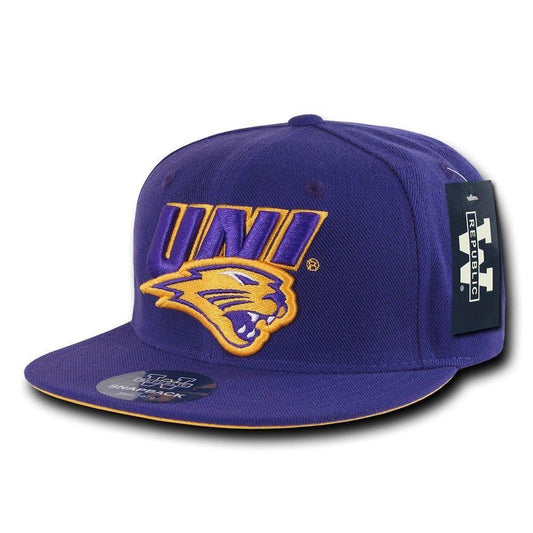 NCAA University Of Northern Iowa Panthers College Fitted Caps Hats Purple-Campus-Wardrobe