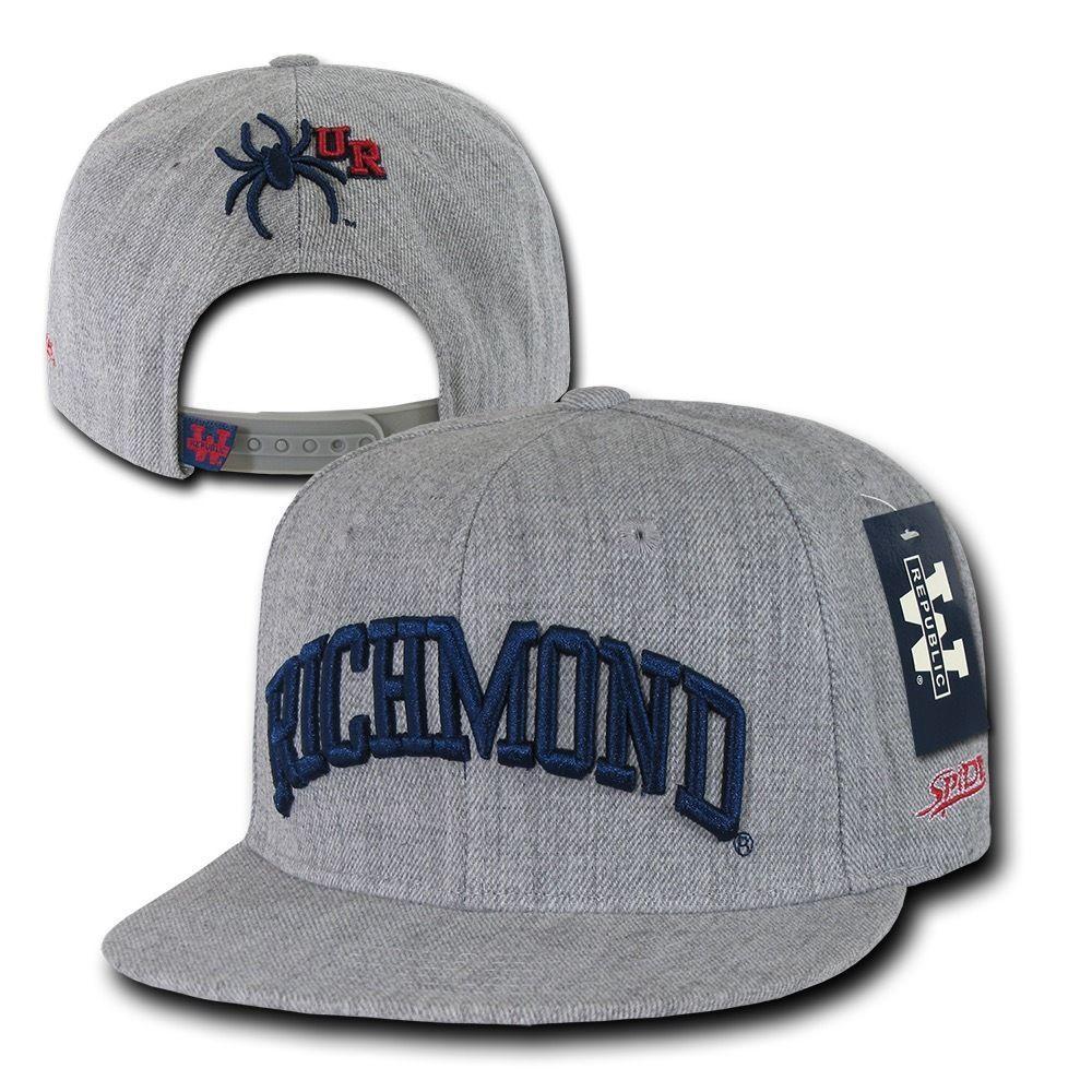 NCAA University Of Richmond Spiders 6 Panel Game Day Snapback Caps Hats-Campus-Wardrobe