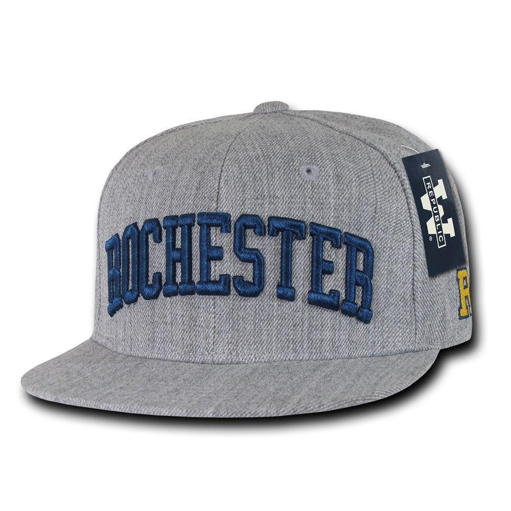 NCAA University Of Rochester Yellowjackets 6 Panel Game Day Snapback Caps Hats-Campus-Wardrobe
