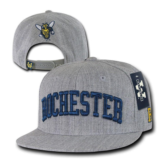 NCAA University Of Rochester Yellowjackets 6 Panel Game Day Snapback Caps Hats-Campus-Wardrobe