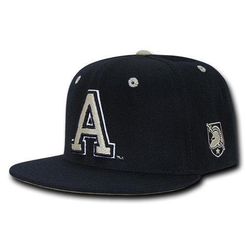 NCAA USma United States Military Academy Flat Bill Accent Baseball Caps Hats-Campus-Wardrobe