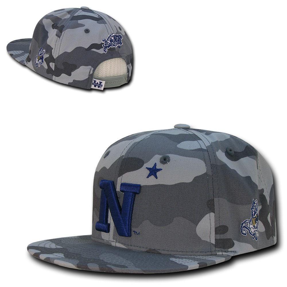 NCAA USna United States Naval Academy Camo Camouflage Snapback Baseball Caps Hat-Campus-Wardrobe