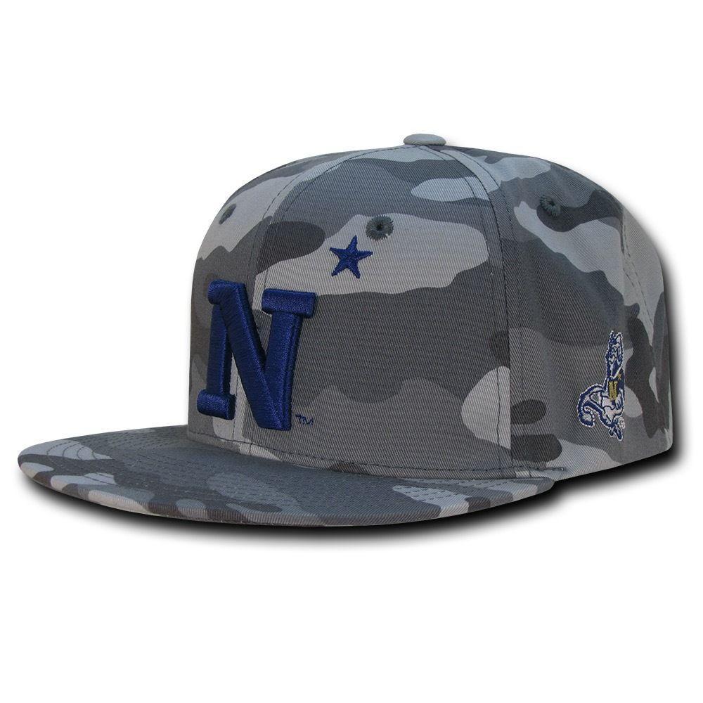 NCAA USna United States Naval Academy Camo Camouflage Snapback Baseball Caps Hat-Campus-Wardrobe