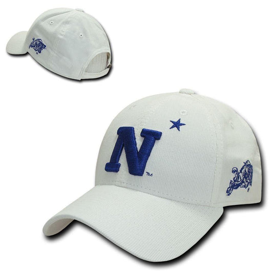 NCAA USna United States Naval Academy Structured Corduroy Baseball Caps Hats-Campus-Wardrobe