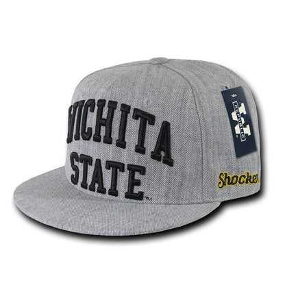 NCAA Wichita State University Shockers 6 Panel Game Day Snapback Caps Hats-Campus-Wardrobe