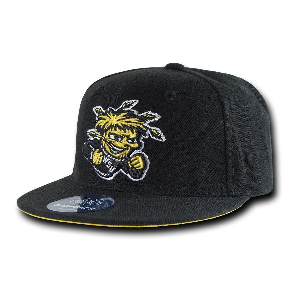 NCAA Wsu Wichita State University 6 Panel Freshmen Snapback Baseball Caps Hat-Campus-Wardrobe