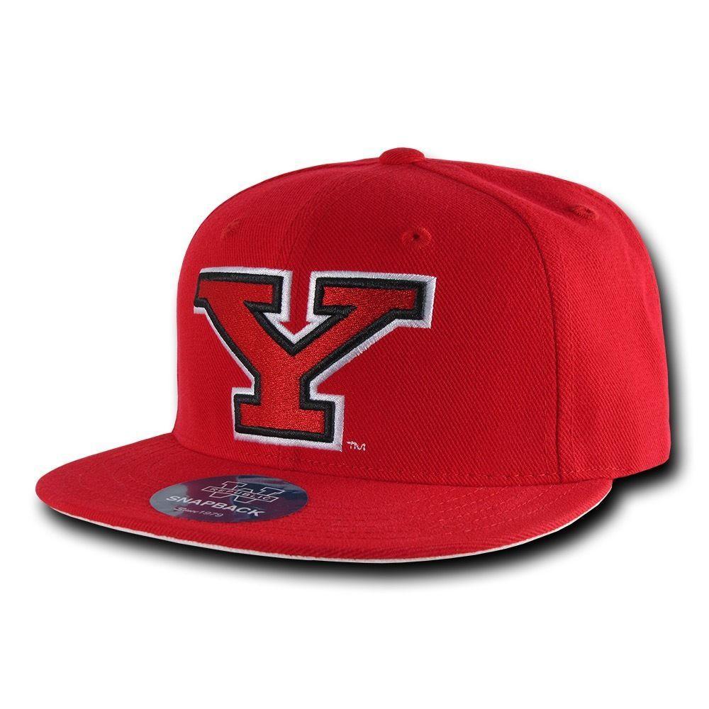 NCAA Youngstown State University 6 Panel Freshmen Snapback Baseball Caps Ha Red-Campus-Wardrobe