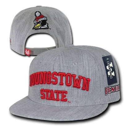 NCAA Youngstown State University Penguins 6 Panel Game Day Snapback Caps Hats-Campus-Wardrobe