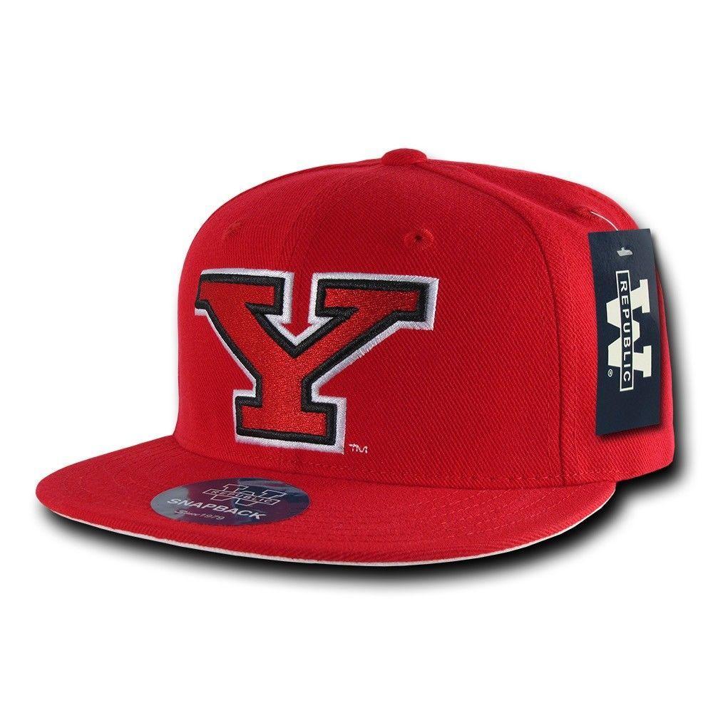 NCAA Youngstown State University Penguins Fitted Caps Hats Red-Campus-Wardrobe