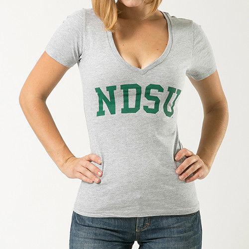 Ndsu North Dakota State University NCAA Game Day W Republic Womens Tee T-Shirt-Campus-Wardrobe