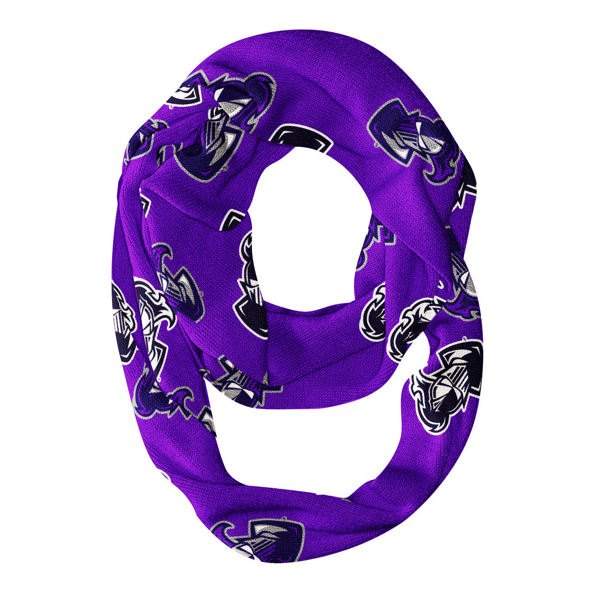 Furman Paladins All Over Logo Purple Infinity Scarf - Vive La FÃªte - Online Apparel Store