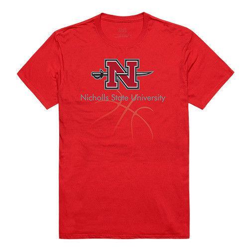 Nicholls State University Colonels NCAA Basketball Tee T-Shirt-Campus-Wardrobe