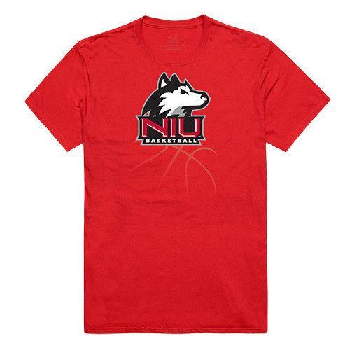 Niu Northern Illinois University Huskies NCAA Basketball Tee T-Shirt-Campus-Wardrobe