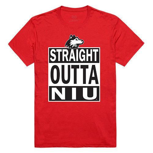 Niu Northern Illinois University Huskies NCAA Straight Outta T-Shirt-Campus-Wardrobe