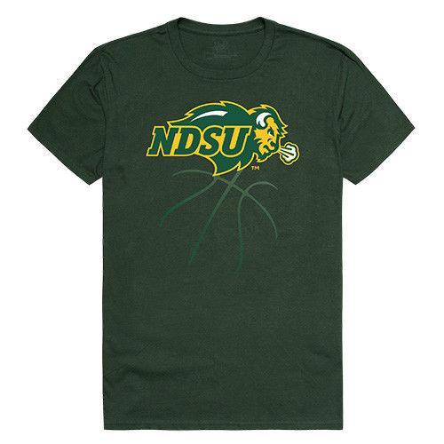 North Dakota State University Bison Thundering Herd NCAA Basketball Tee T-Shirt-Campus-Wardrobe