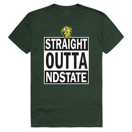 North Dakota State University Bison Thundering Herd NCAA Straight Outta T-Shirt-Campus-Wardrobe