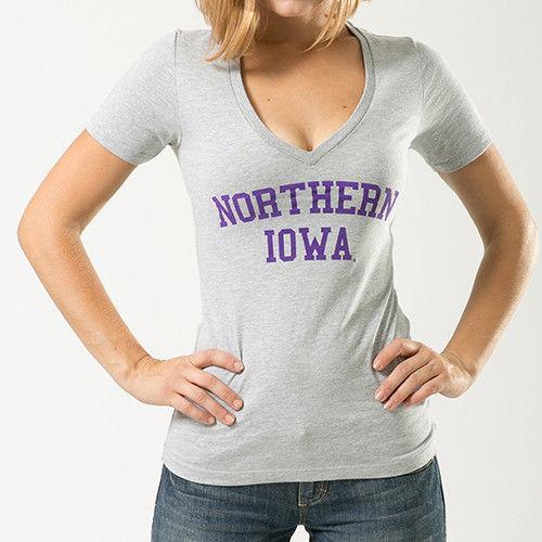 Northern Iowa University NCAA Game Day W Republic Womens Tee T-Shirt-Campus-Wardrobe