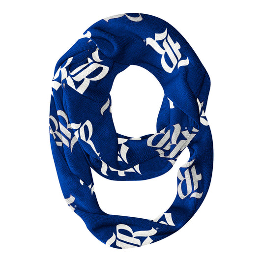 Rice Owls All Over Logo Blue Infinity Scarf - Vive La FÃªte - Online Apparel Store