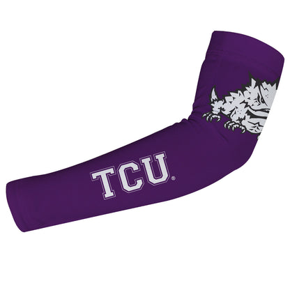TCU Horned Frogs Purple Arm Sleeves Pair - Vive La F̻te - Online Apparel Store