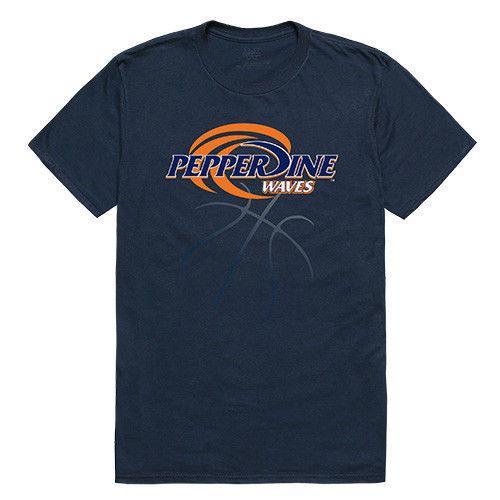 Pepperdine University Waves NCAA Basketball Tee T-Shirt-Campus-Wardrobe