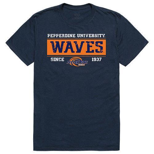 Pepperdine University Waves NCAA Established Tees T-Shirt-Campus-Wardrobe