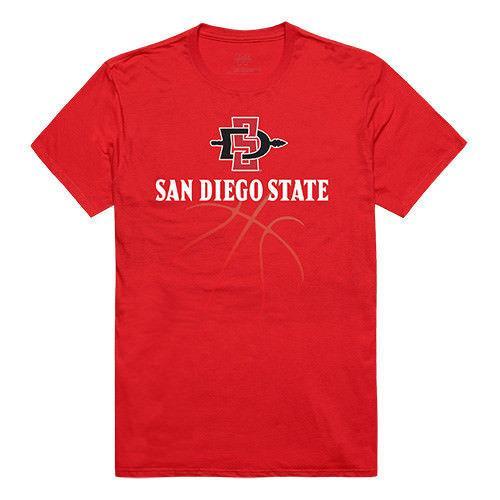 Sdsu San Diego State University Aztecs NCAA Basketball Tee T-Shirt-Campus-Wardrobe