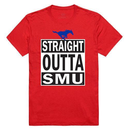 Southern Methodist University_ Mustangs NCAA Straight Outta T-Shirt-Campus-Wardrobe