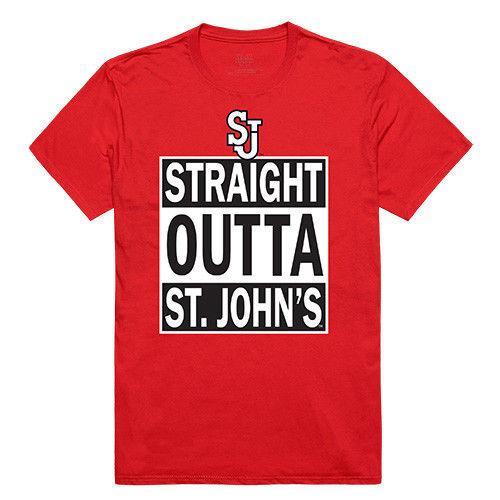 St. John'S University Red Storm NCAA Straight Outta T-Shirt-Campus-Wardrobe