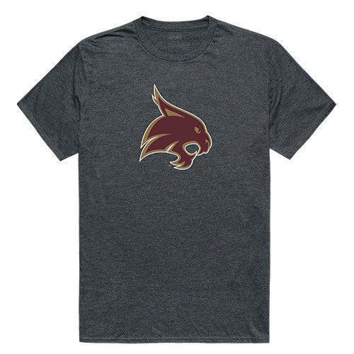 Texas State University Boko The Bobcat NCAA Cinder Tee T-Shirt-Campus-Wardrobe